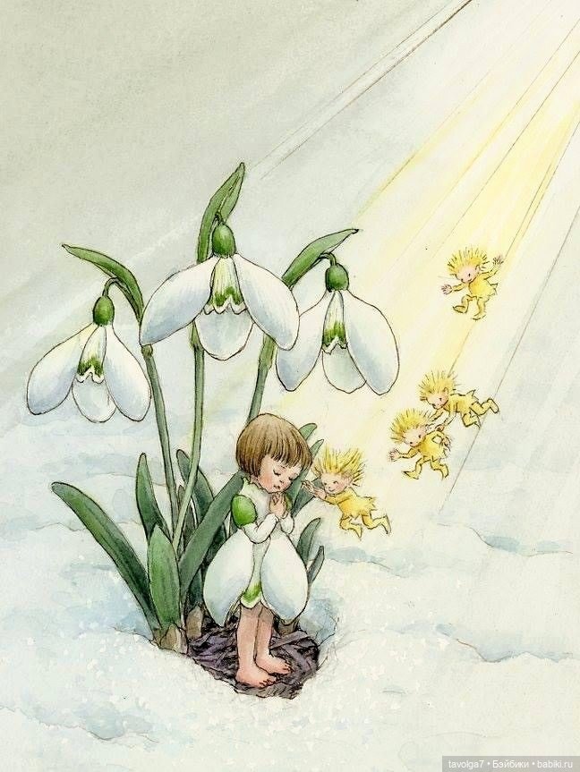 Подснежники - винтажное настроение