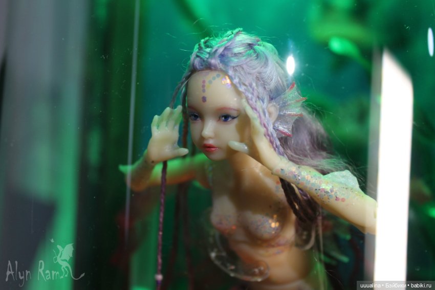Русалочки в аквариуме. ООАК моего авторства