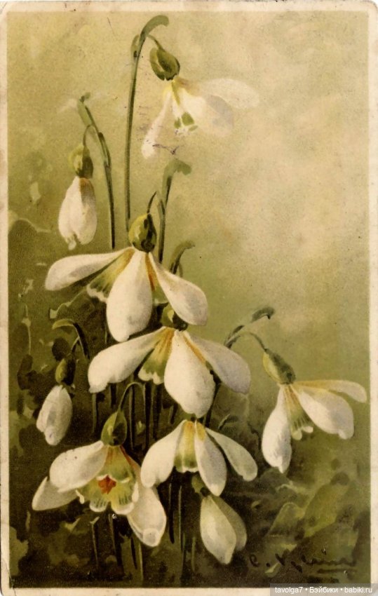 Подснежники - винтажное настроение (фото 5)