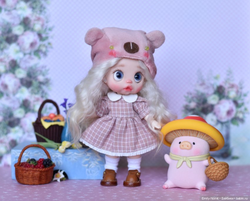 Полли и свинка — Домашние фото авторских кукол: личные коллекции