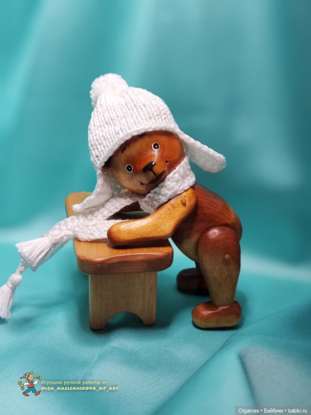 Мишка провожает зиму!! 🐻 — Авторские игрушки из дерева: резьба (фото 10)