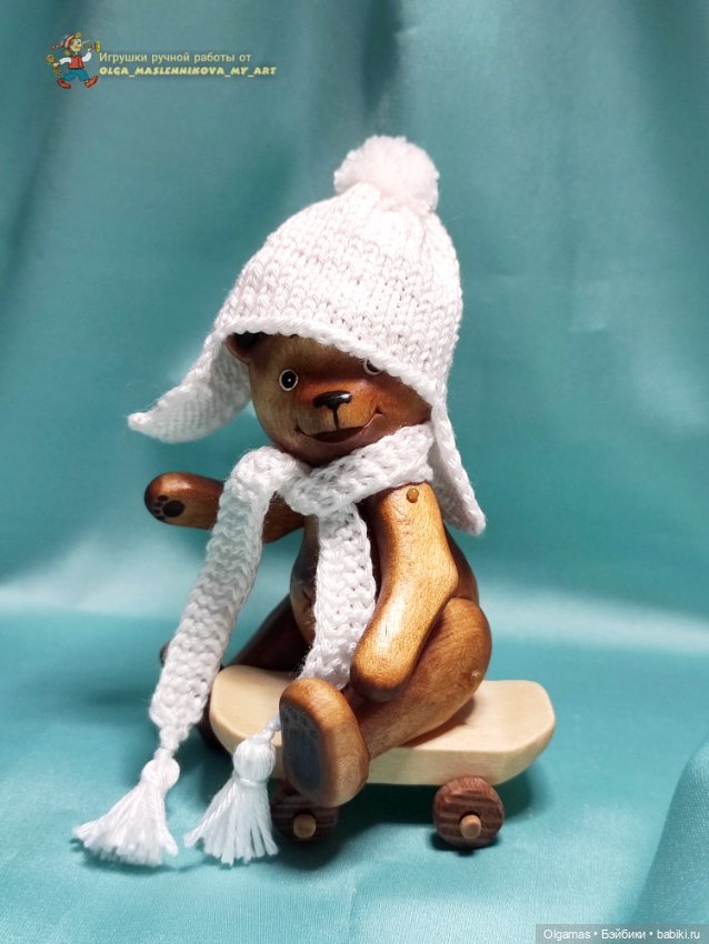 Мишка провожает зиму!! 🐻 — Авторские игрушки из дерева: резьба