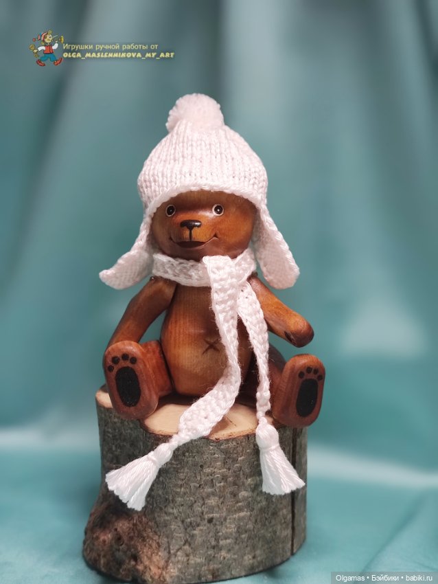 Мишка провожает зиму!! 🐻 — Авторские игрушки из дерева: резьба (фото 6)