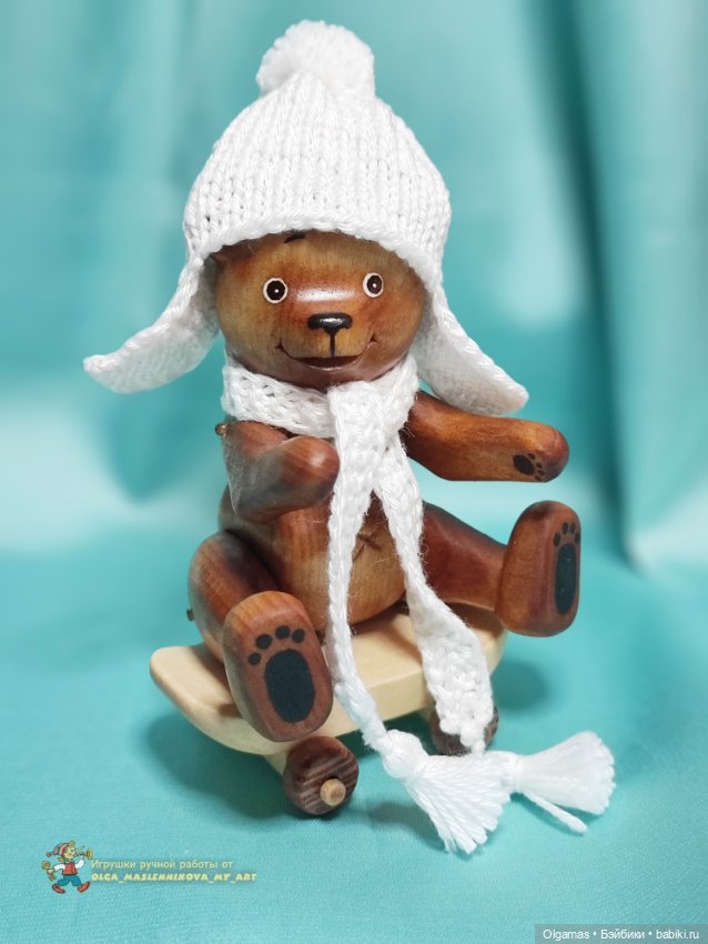 Мишка провожает зиму!! 🐻 — Авторские игрушки из дерева: резьба (фото 4)