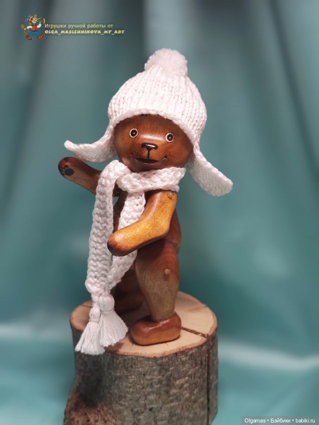 Мишка провожает зиму!! 🐻 — Авторские игрушки из дерева: резьба (фото 8)
