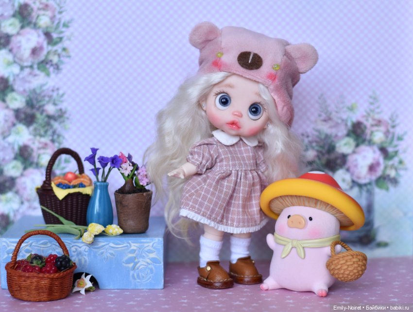 Полли и свинка — Домашние фото авторских кукол: личные коллекции (фото 2)
