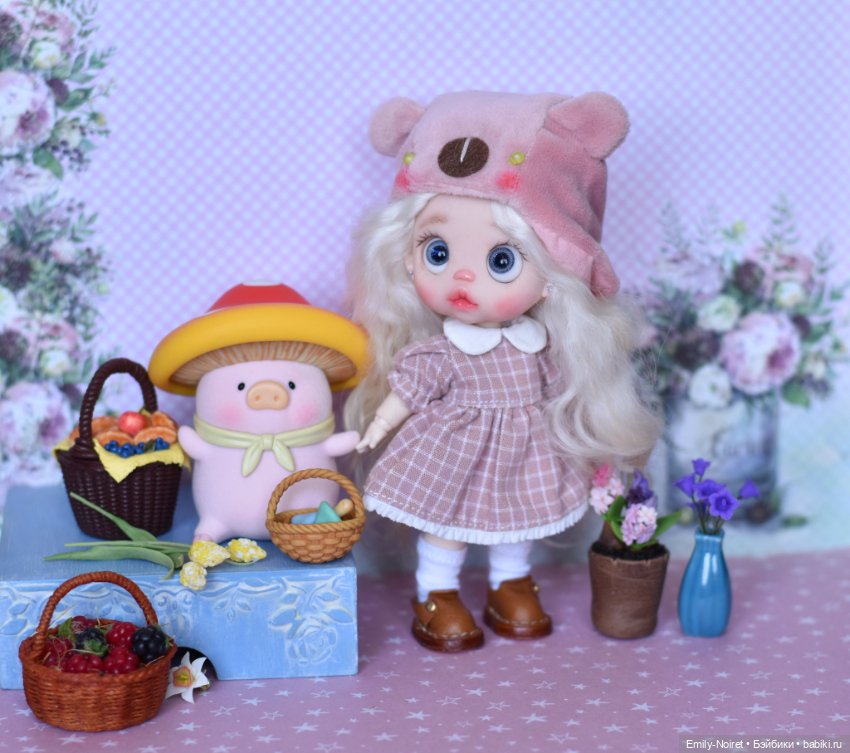 Полли и свинка — Домашние фото авторских кукол: личные коллекции (фото 5)