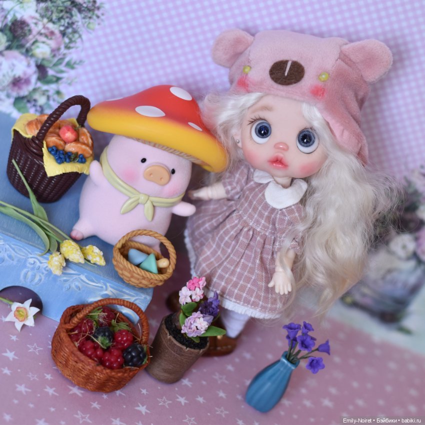 Полли и свинка — Домашние фото авторских кукол: личные коллекции (фото 6)