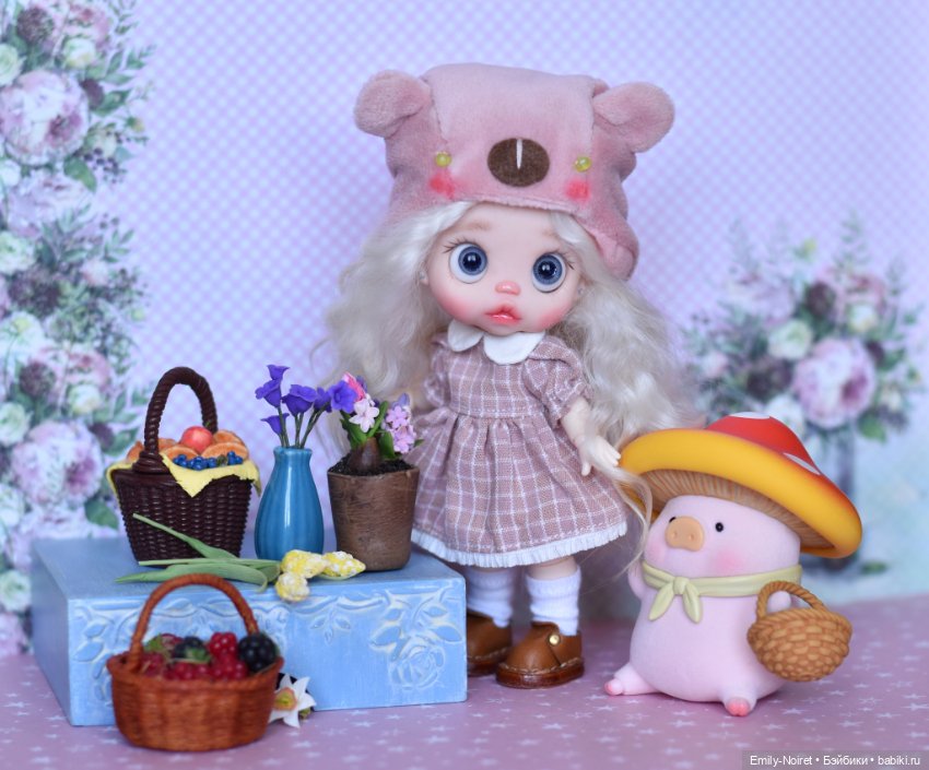 Полли и свинка — Домашние фото авторских кукол: личные коллекции (фото 3)