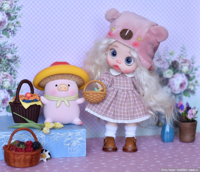 Полли и свинка — Домашние фото авторских кукол: личные коллекции (фото 4)