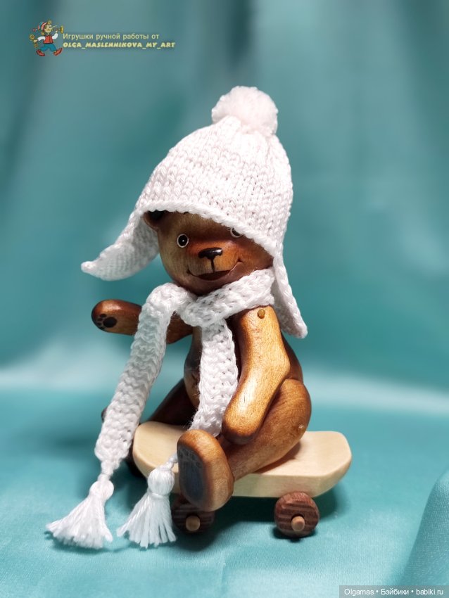 Мишка провожает зиму!! 🐻 — Авторские игрушки из дерева: резьба (фото 9)