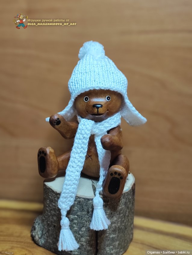 Мишка провожает зиму!! 🐻 — Авторские игрушки из дерева: резьба (фото 5)