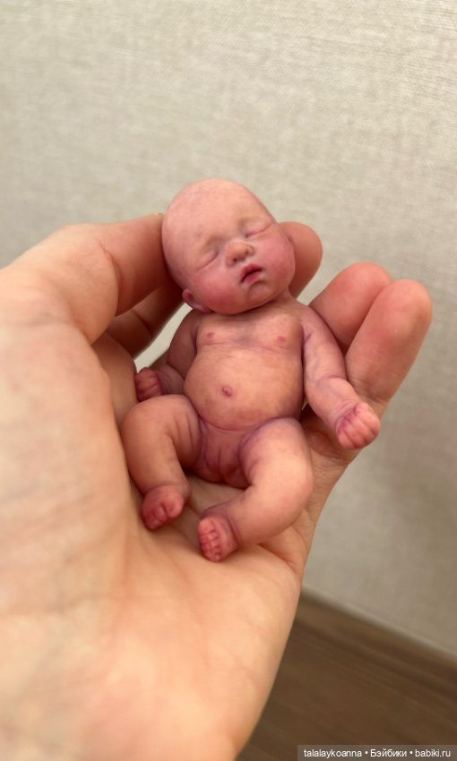 Зефирные девочки 9см — Авторские куклы из силикона: реалистичные