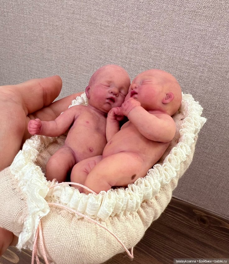 Зефирные девочки 9см — Авторские куклы из силикона: реалистичные (фото 2)