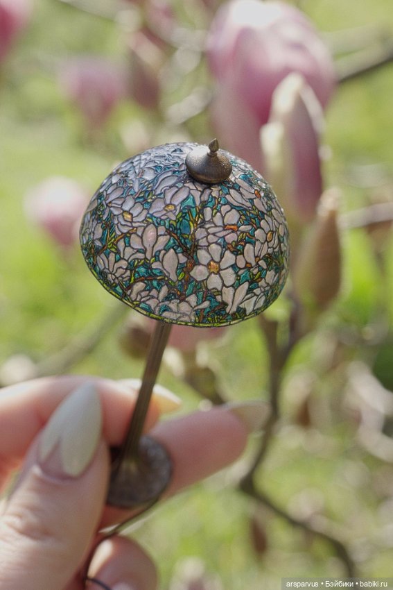 Миниатюрная копия 'Магнолии' Tiffany Studios (фото 3)