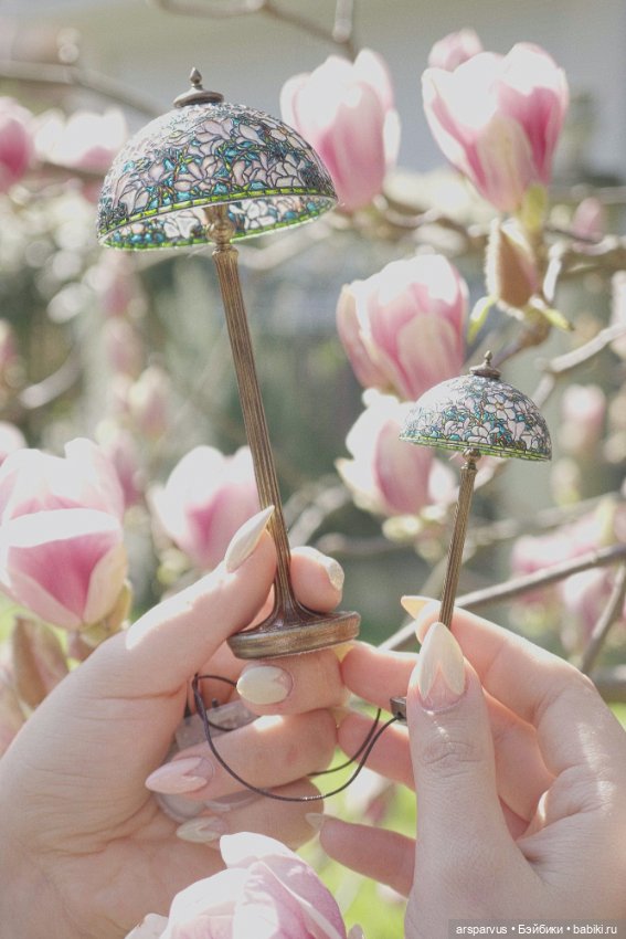 Миниатюрная копия 'Магнолии' Tiffany Studios (фото 6)