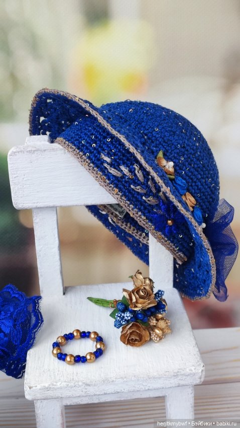 Королевский синий. Платье для Готц (фото 4)