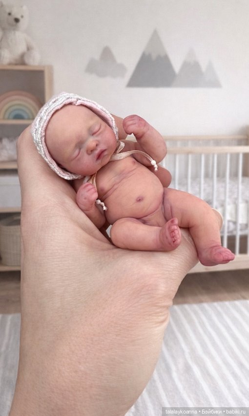 Зефирные девочки 9см — Авторские куклы из силикона: реалистичные (фото 3)