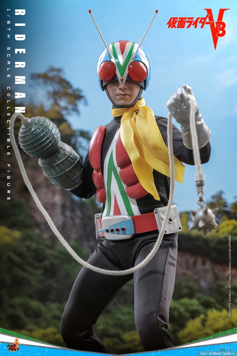 Легендарный Riderman от Hot Toys: анонс фигурки 1/6 по сериалу Kamen Rider V3