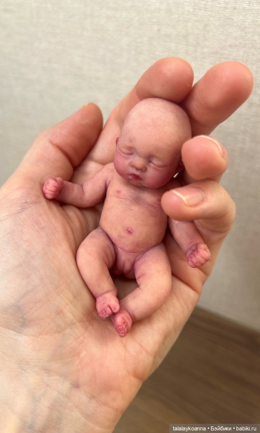 Зефирные девочки 9см — Авторские куклы из силикона: реалистичные (фото 8)