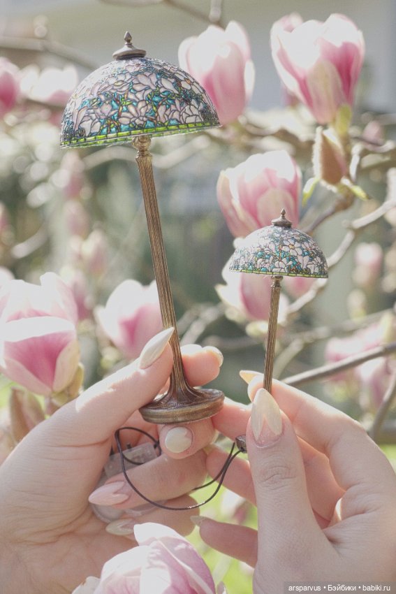 Миниатюрная копия 'Магнолии' Tiffany Studios (фото 7)