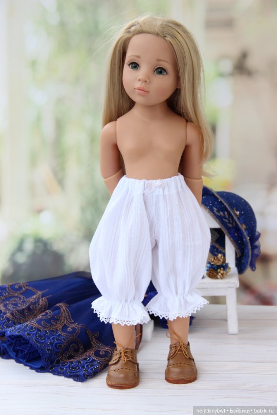 Королевский синий. Платье для Готц (фото 6)