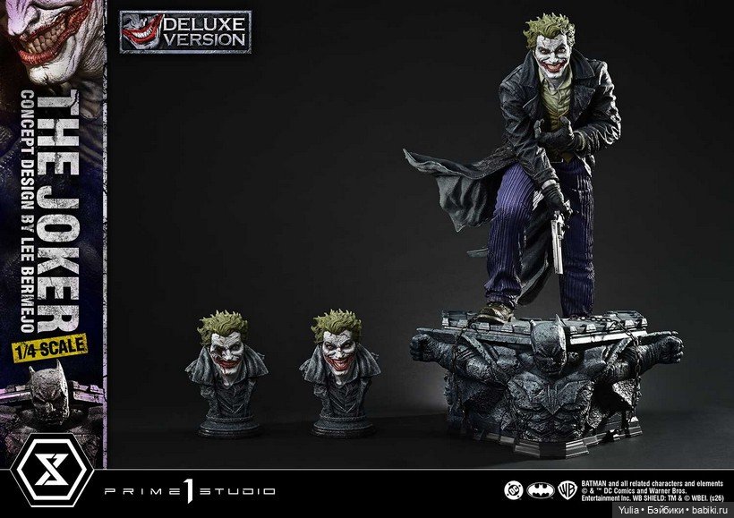Безумие от Prime 1 Studio: Анонс новой статуи Джокера 1/4 по мотивам комиксов Batman (фото 7)