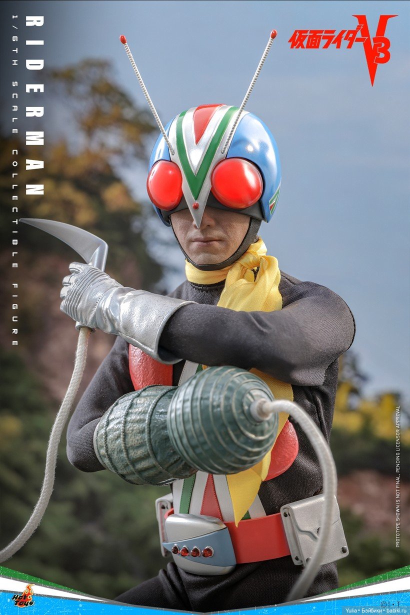 Легендарный Riderman от Hot Toys: анонс фигурки 1/6 по сериалу Kamen Rider V3 (фото 6)