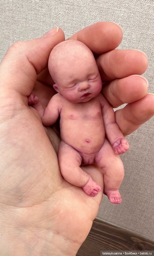 Зефирные девочки 9см — Авторские куклы из силикона: реалистичные (фото 5)