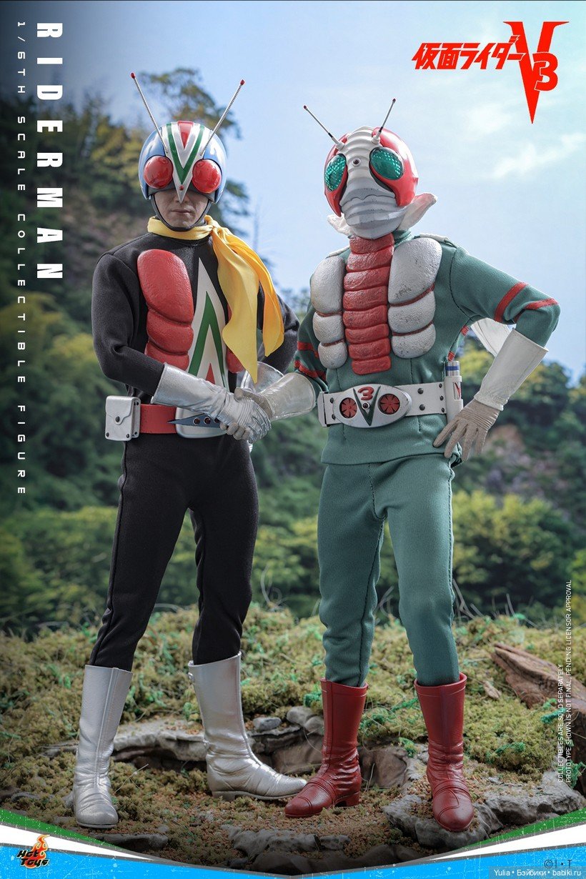 Легендарный Riderman от Hot Toys: анонс фигурки 1/6 по сериалу Kamen Rider V3 (фото 2)