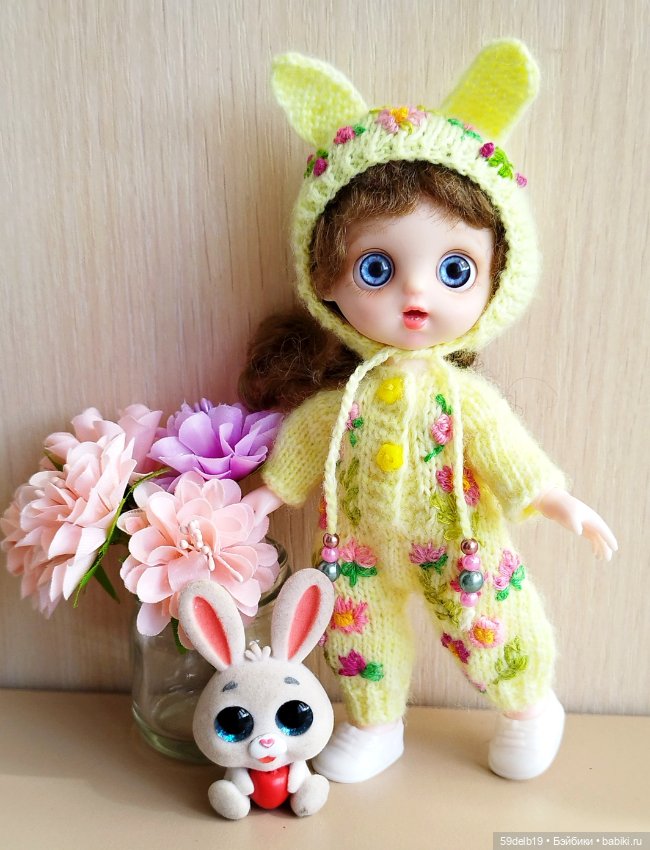 Новый вязаный костюмчик для баболи (фото 7)