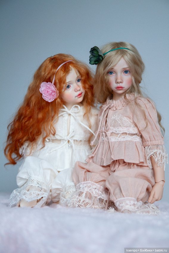 Алёнка и Роза. Подружки от Dollshe Craft (фото 4)