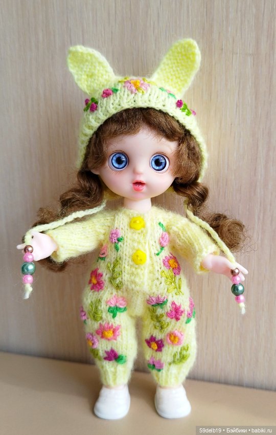 Новый вязаный костюмчик для баболи (фото 4)