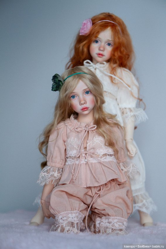 Алёнка и Роза. Подружки от Dollshe Craft