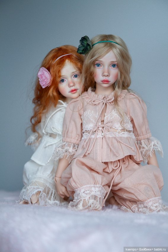 Алёнка и Роза. Подружки от Dollshe Craft (фото 2)