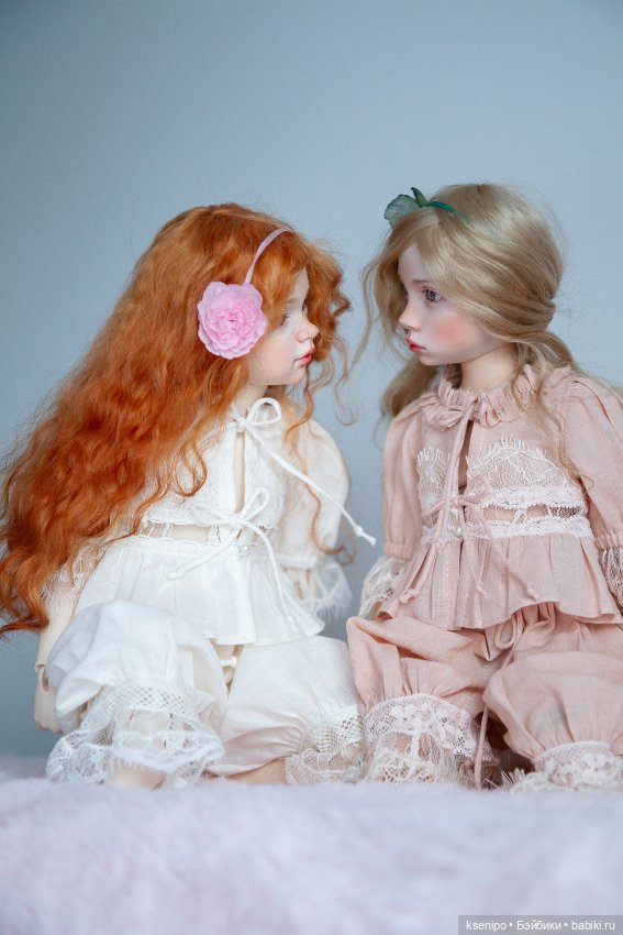 Алёнка и Роза. Подружки от Dollshe Craft (фото 3)