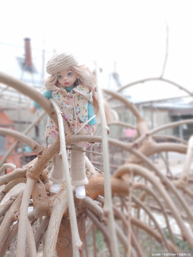 С Аленкой на прогулку — Домашние фото авторских кукол: личные коллекции (фото 8)