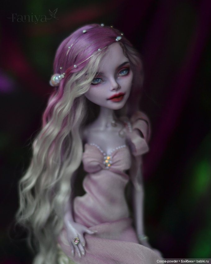 Перламутровая Оперетта — ООАК Monster High и Ever After High: репейнт (фото 2)
