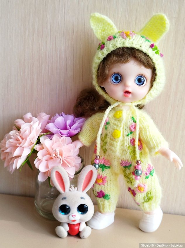 Новый вязаный костюмчик для баболи (фото 5)