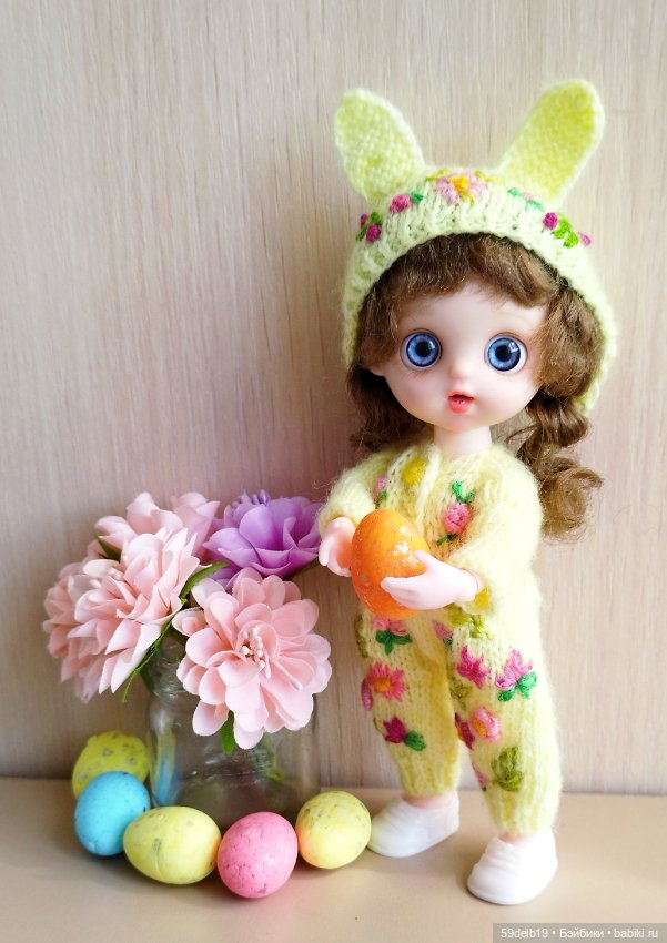 Новый вязаный костюмчик для баболи (фото 9)