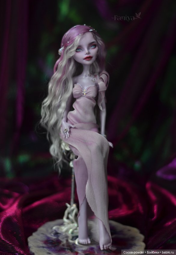 Перламутровая Оперетта — ООАК Monster High и Ever After High: репейнт (фото 3)