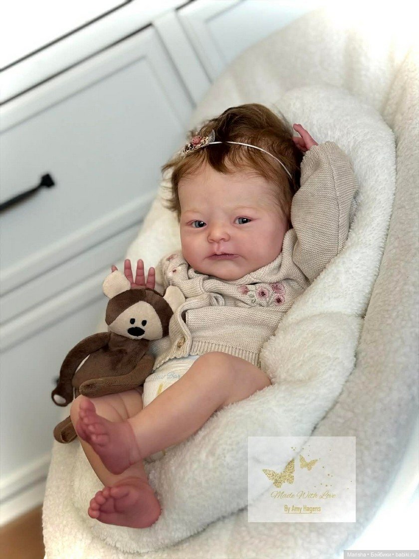 Новинка - кукла реборн Nika от Melanie Gebhardt (прототип Amy Hagens) (фото 8)