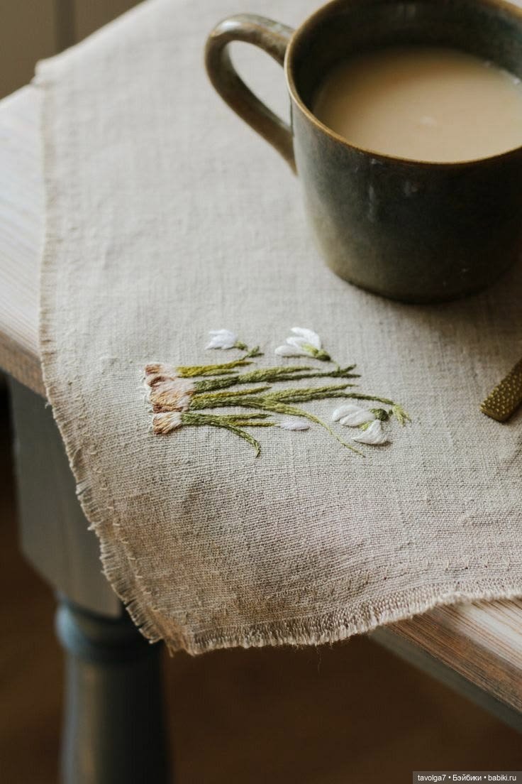 Подснежники - современные графика, линогравюры