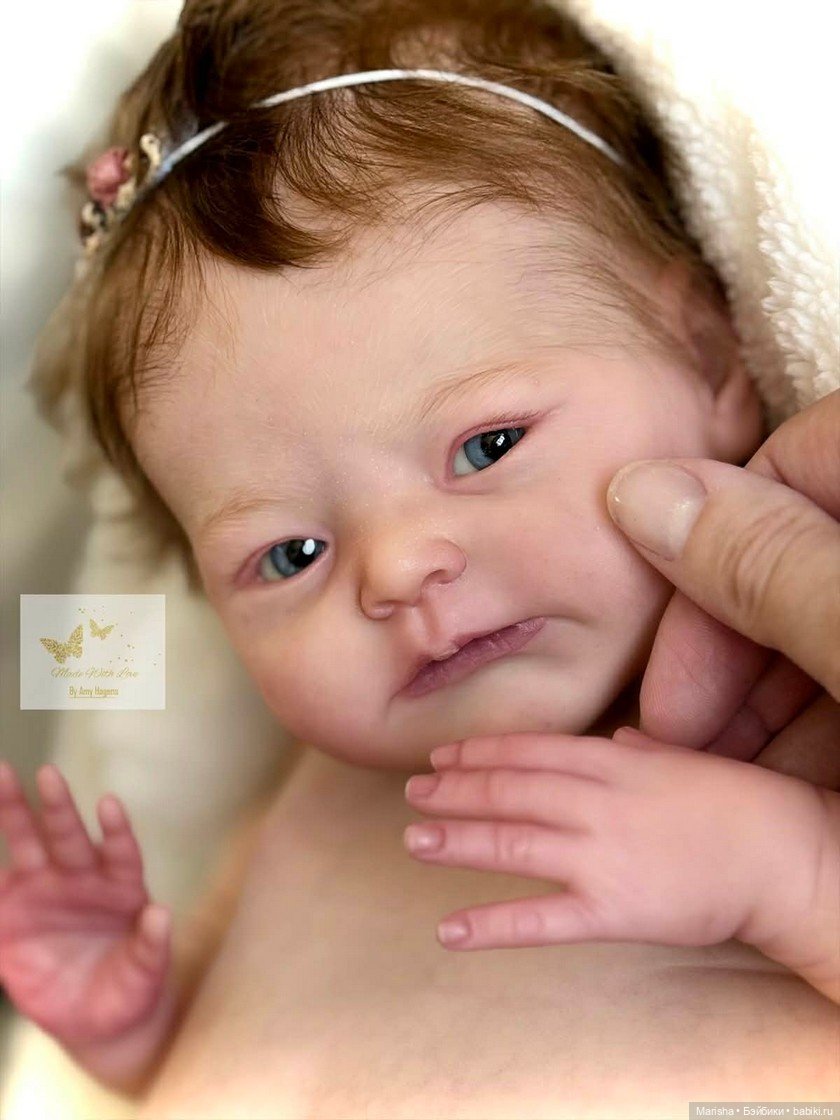 Новинка - кукла реборн Nika от Melanie Gebhardt (прототип Amy Hagens) (фото 6)