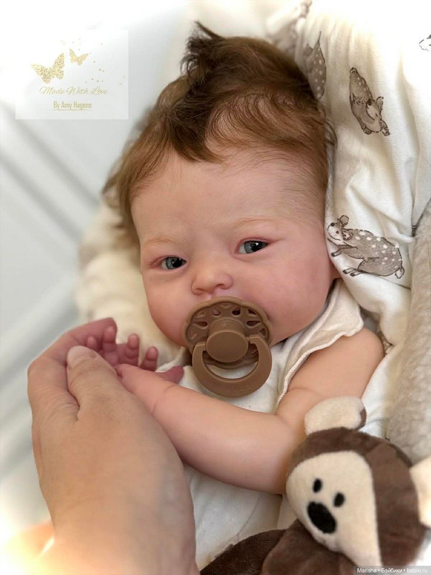 Новинка - кукла реборн Nika от Melanie Gebhardt (прототип Amy Hagens) (фото 7)