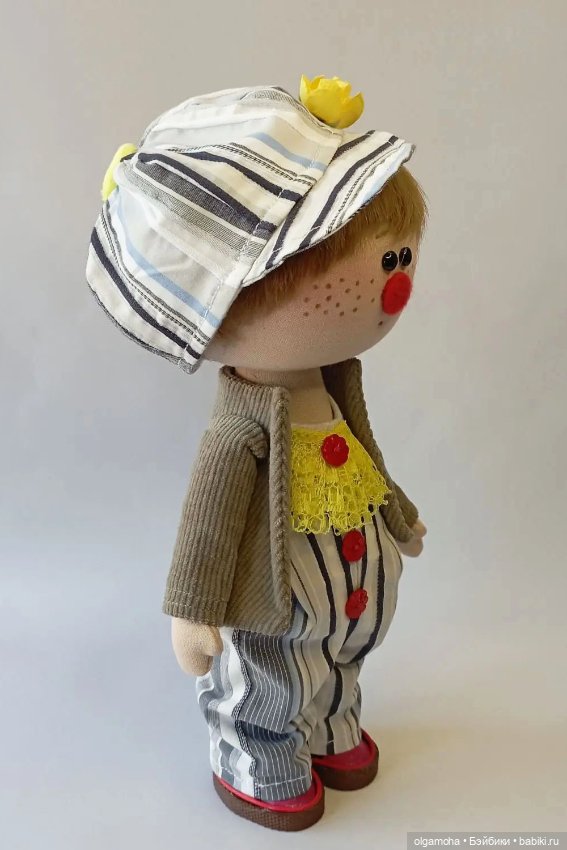 О клоуне Яше — Текстильные игрушки и примитивы: кофейные