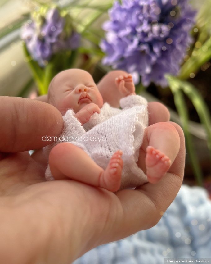 Миниатюрная кукла младенец Арья 🤍