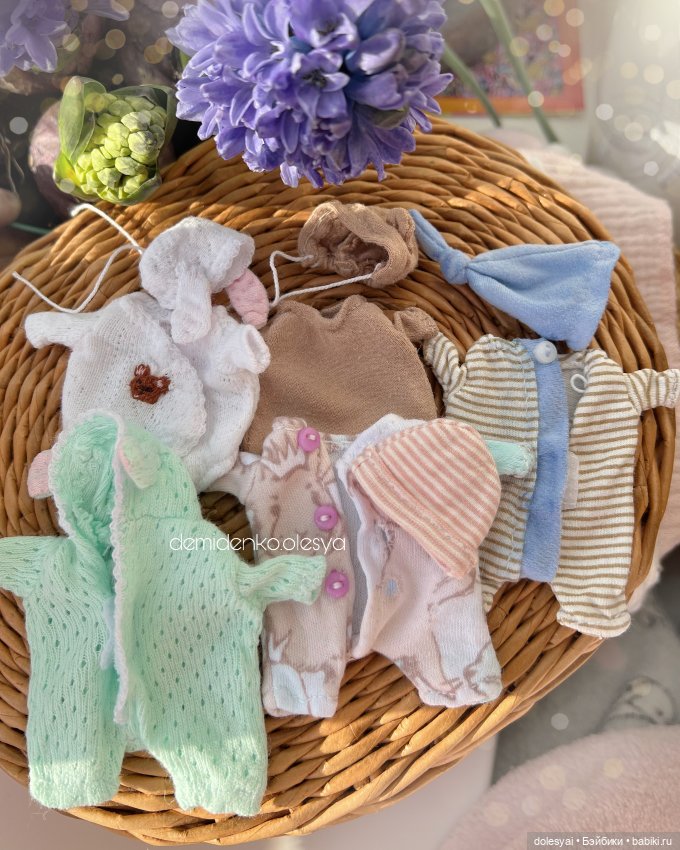 Миниатюрная кукла младенец Арья 🤍 (фото 6)