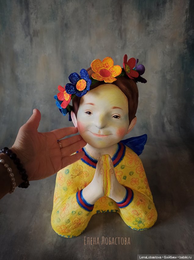 Ангел ангел хранитель интерьерная кукла скульптура