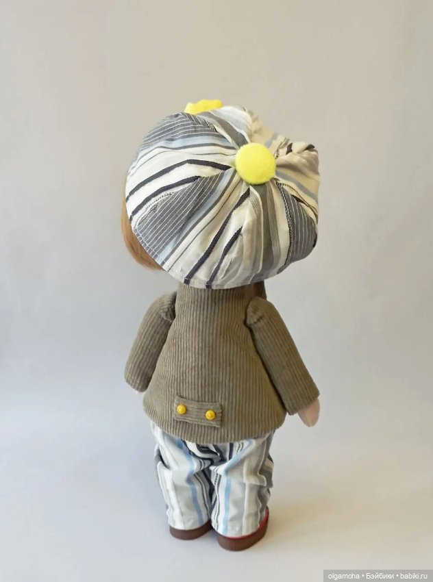 О клоуне Яше — Текстильные игрушки и примитивы: кофейные (фото 3)